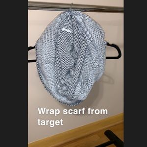 Herringbone wrap scarf